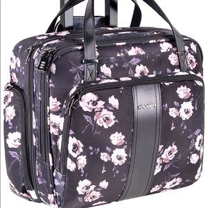 Premium rolling laptop briefcase